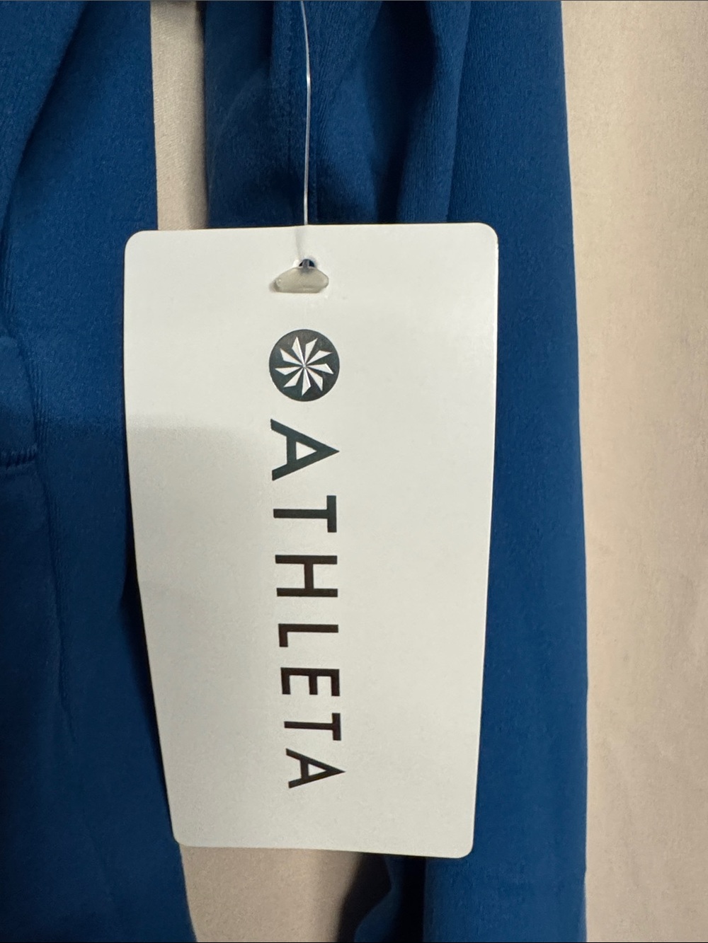 Athleta Transcend Long-Sleeve Wrap-Style Top, Size XL, Color Teal Blue - Picture 2 of 12